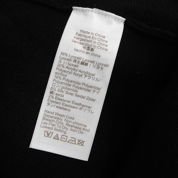 NWT!! J. CREW Sailor Sweater Trouser Tencel Lyocell Blend Knit Solid Black XL - Picture 15 of 16